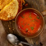 tomato soup and grilled cheese