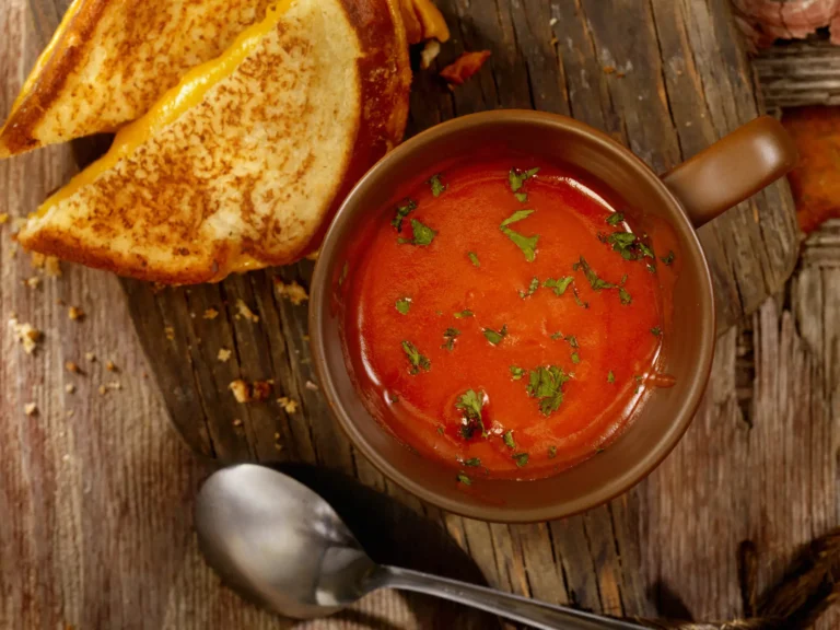 tomato soup and grilled cheese