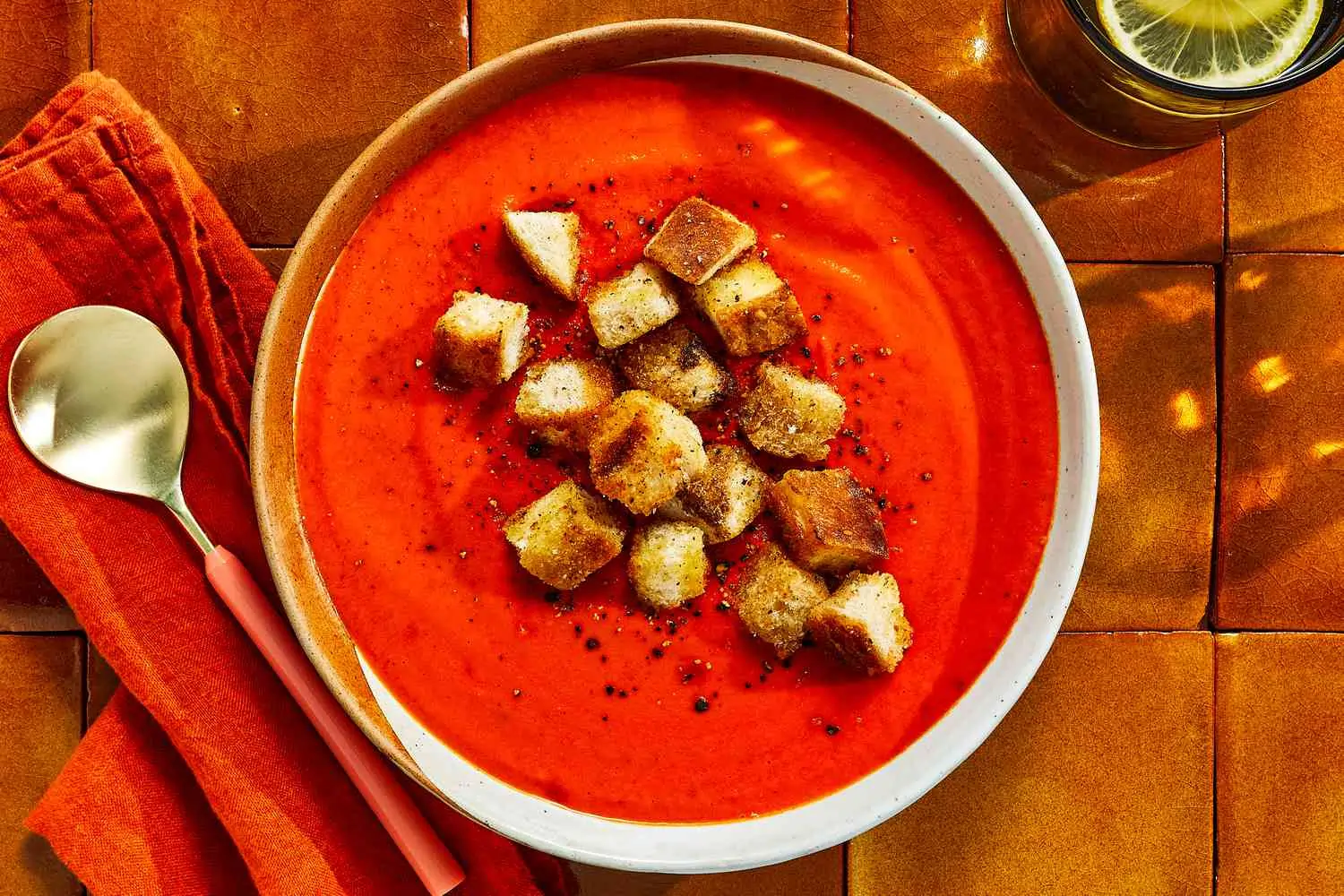 perfect tomato soup and grilled cheese